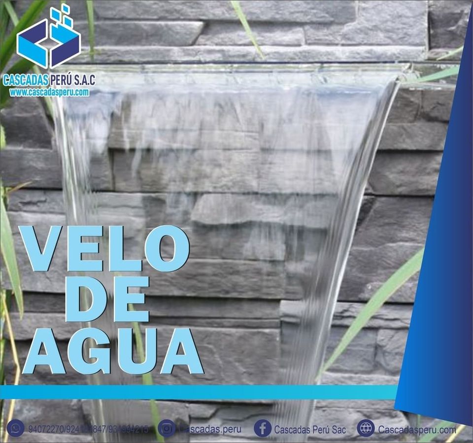 velo de agua para hogar