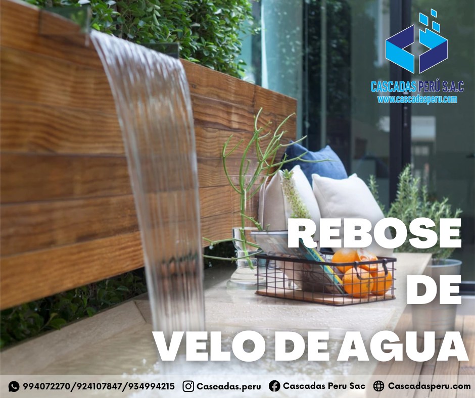 velo de agua para hogar