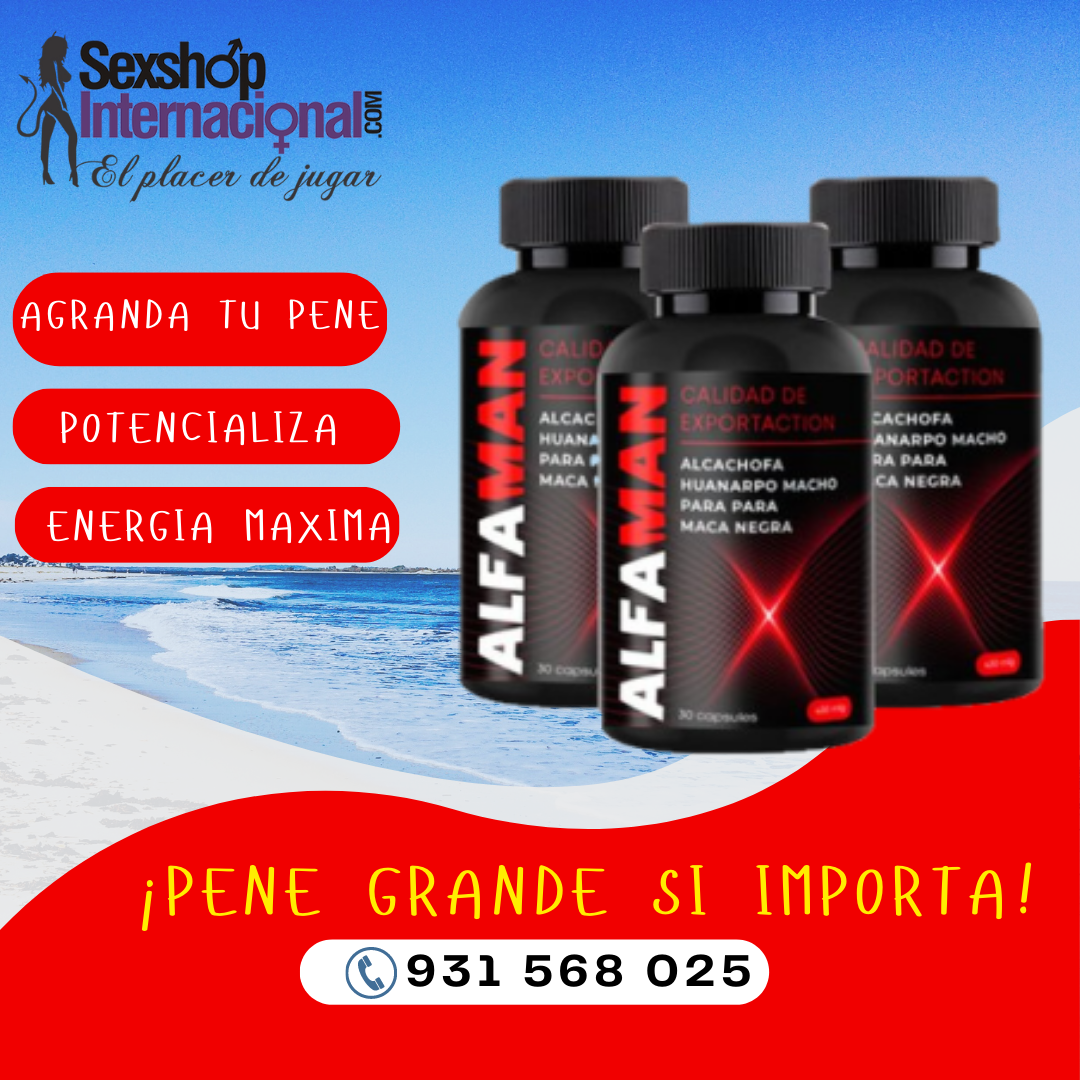 ALFAMAN CAPSULA NATURAL QUE POTENCIALIZA Y AGRANDA PENE 931568025