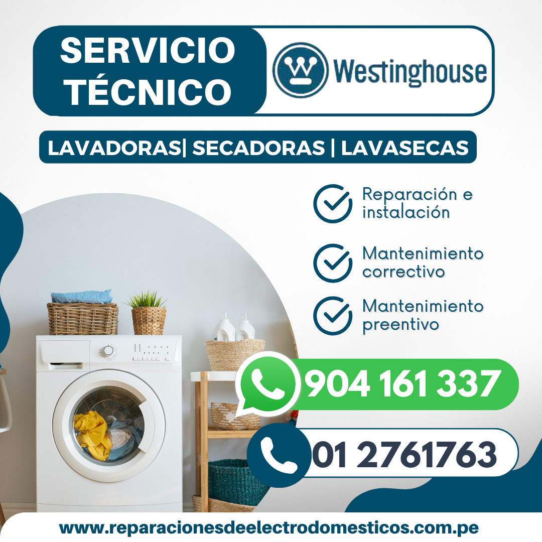 WESTINGHOUSE ESPECIALISTAS EN LAVADORAS 7378107