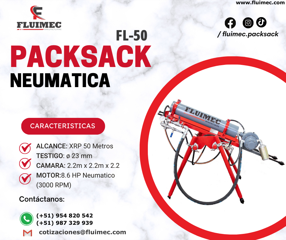 MÁQUINARIA PARA MINERÍA - PACKSACK