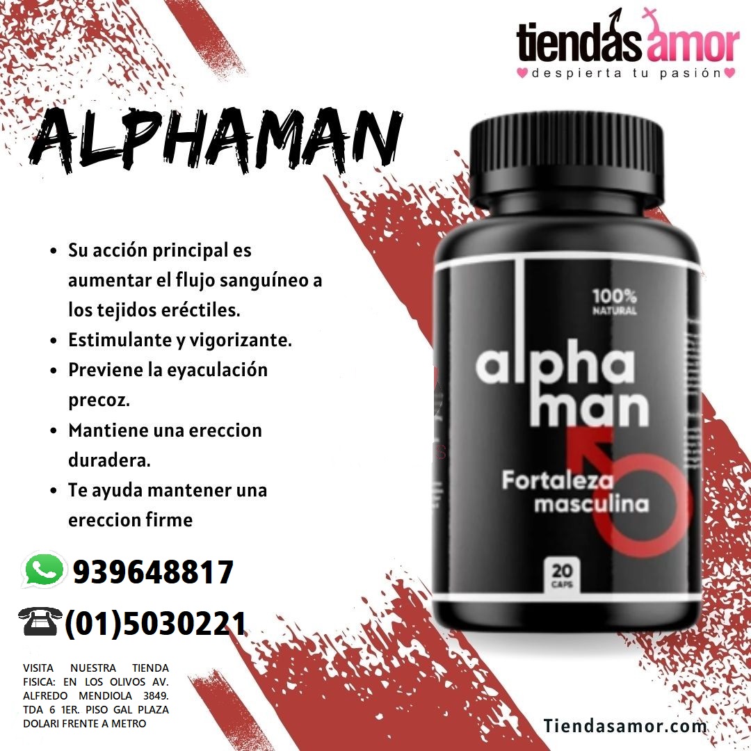 ALPHAMAN - DESARROLLO VIRIL - SEXSHOP LOS OLIVOS 