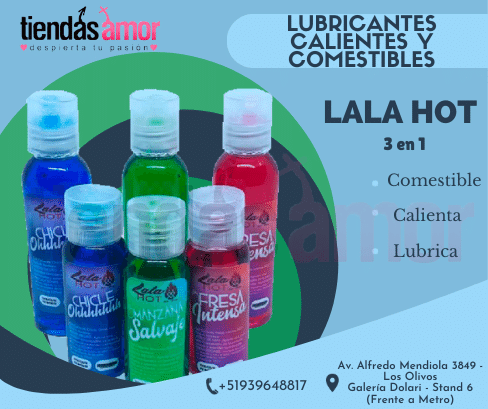 LALA HOT - LUBRICANTE 3 EN 1 SEXSHOP PUENTE PIEDRA 