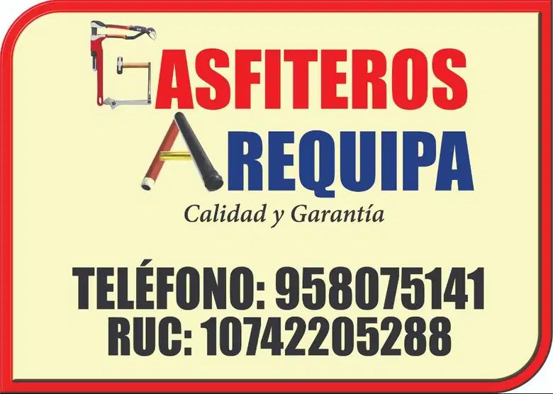 GASFITEROS AREQUIPA. TL 958075141