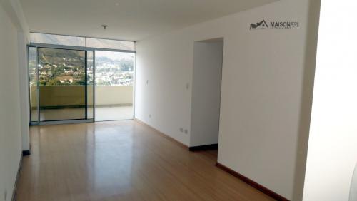 3 Cuartos, 110 m² – Vendo Departamento 110 M2 Terraza v/ Laguna La Molina ( 728)-e-