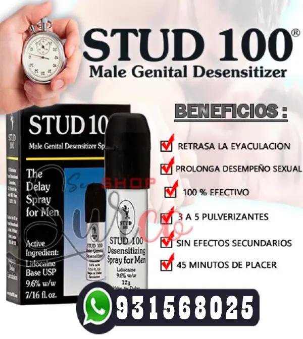 STUD 100 RETARDANTE PODEROSO DISFRUTA MAS EN PAREJA CEL 931568025