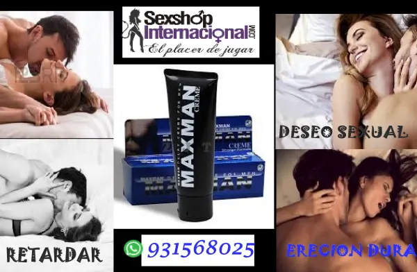 MAXMAN CREMA AYUDA AL CRECIMIENTO DE TU PENE - SEXSHOP 