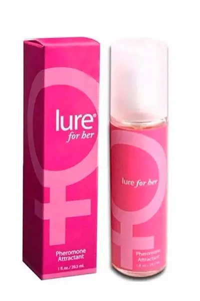 PERFUME DE ATRACCION CON FEROMONAS LURE HER HIM UNISEX SEXSHOP PLAZA NORTE 993890429