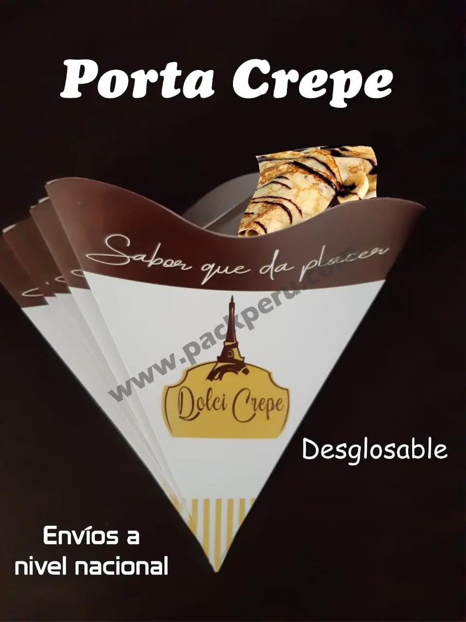 Conos para Crepe 