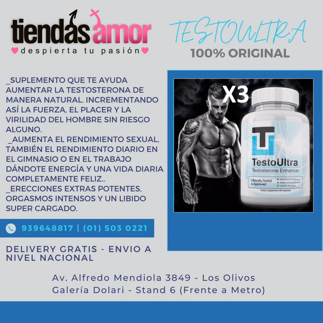  Testo ultra potenciador natural aumento de testosterona - los olivos