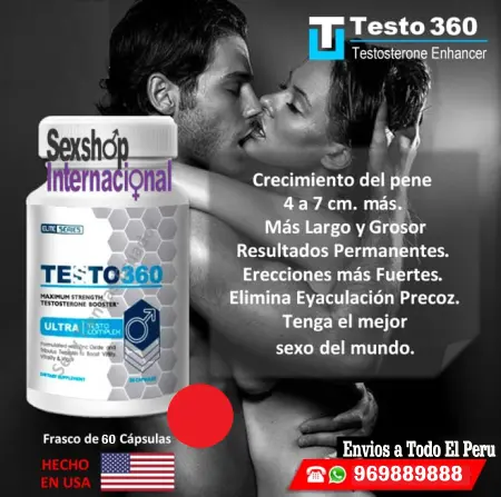 TESTO360 AUMENTA LA TESTTOSTERONA SEXSHOP LIMA sexshop