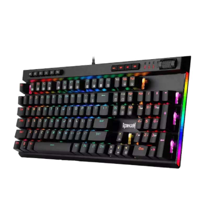 TECLADO MECÁNICO REDRAGON VATA K580RGB PRO - BROWN SWITCH