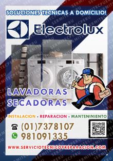 Reparaciones Electrolux (lavadoras-secadoras-refrigeradoras) 7378107-Lince