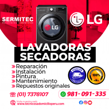 LG«Reparacion de Lavadoras 981091335» SAN MARTIN DE PORRES