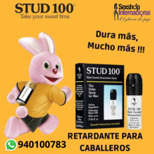 STUD 100 para eyaculación excesivamente rápida.