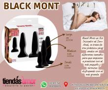 BLACK MONT KIT INICIADOR PARA EL SEXO ANAL PARA MAS PLACER