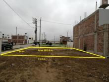 162 m² – EN VENTA TERRENO FRENTE A PARQUE EN URB. PLANICIE