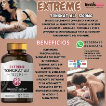 Tongkat Ali Extreme un gran potenciador sexual y testosterona 